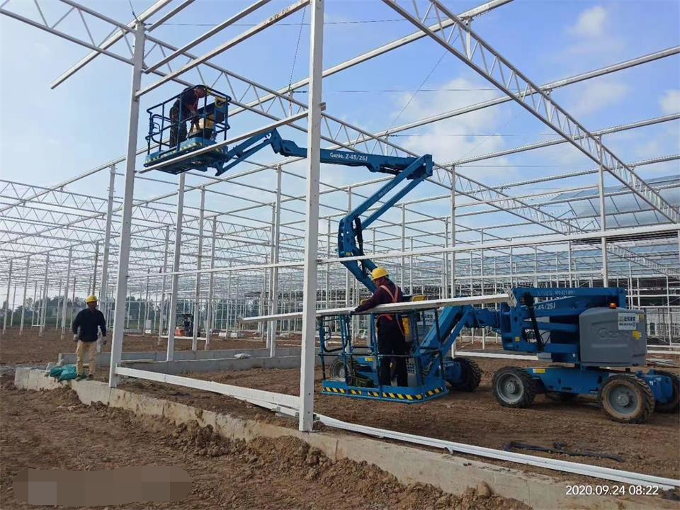 玻璃溫室大棚建造流程